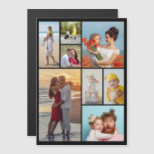 独自の8フォトコラージュ磁気カードの作成 (正面/裏面)