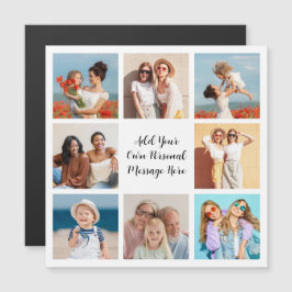 独自の8フォトコラージュ磁気カードの作成