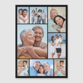 独自の8フォトコラージュ磁気カードの作成