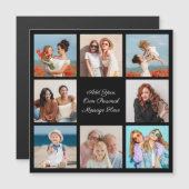 独自の8フォトコラージュ磁気カードの作成 (正面/裏面)