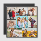 独自の8フォトコラージュ磁気カードの作成 (正面/裏面)