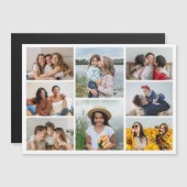 独自の8フォトコラージュ磁気カードの作成 (正面/裏面)