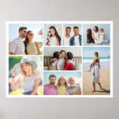 独自の8枚の写真を作成 ポスター (正面)