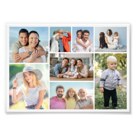 独自の8枚の写真コラージュの写真の拡大を作成 フォトプリント