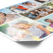 独自の8枚の写真コラージュの写真の拡大を作成 フォトプリント (角)