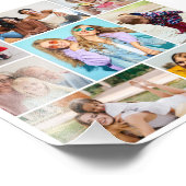 独自の8枚の写真コラージュの写真の拡大を作成 フォトプリント            (角)