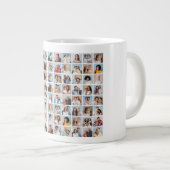 独自の80フォトコラージュを作成 ジャンボコーヒーマグカップ (正面右)