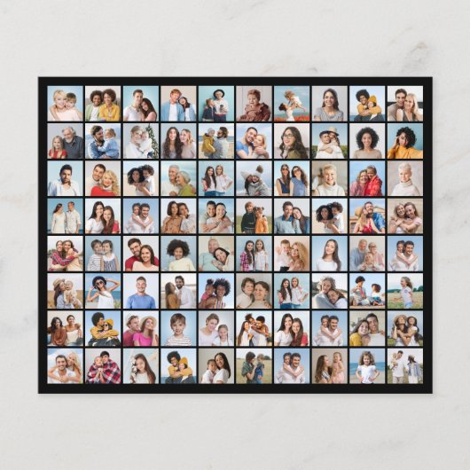 独自の80フォトコラージュを作成 チラシ (正面)