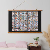 独自の80フォトコラージュを作成 吊り下げ型タペストリー (寝室)