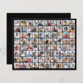 独自の80フォトコラージュ紙シートの作成 (正面/裏面)