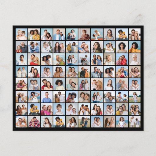 独自の80フォトコラージュ紙シートの作成 (正面)