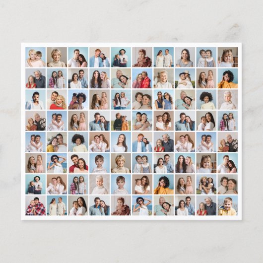 独自の80フォトコラージュ紙シートの作成 (正面)