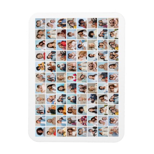 独自の88フォトコラージフレキシブルマグネットを作成 マグネット (縦)