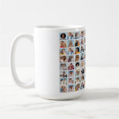 独自の88フォトコラージュを作成 コーヒーマグカップ (左)