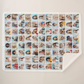 独自の88フォトコラージュを作成 シェルパブランケット (正面(横))