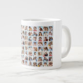 独自の88フォトコラージュを作成 ジャンボコーヒーマグカップ (正面右)