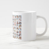 独自の88フォトコラージュを作成 ジャンボコーヒーマグカップ (右)