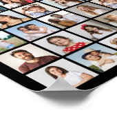 独自の88フォトコラージュを作成 ポスター (角)