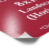 独自の8x10デザインのアップロード・フォトプリント フォトプリント            (角)