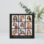 独自の9つのフォトコラージュを作成するあいさつ文を追加 (スタンド正面)