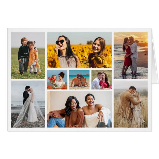 独自の9つのフォトコラージュを作成 (正面横)