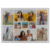 独自の9つのフォトコラージュを作成 カッティングボード (正面)