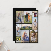 独自の9つのフォトコラージュを作成 カード (正面/裏面インサイチュ)