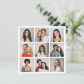 独自の9つのフォトコラージュを作成 カード (スタンド正面)