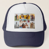 独自の9つのフォトコラージュを作成 キャップ (正面)