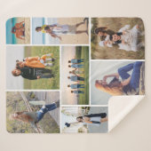 独自の9つのフォトコラージュを作成 シェルパブランケット (正面(横))