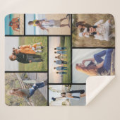 独自の9つのフォトコラージュを作成 シェルパブランケット (正面(横))