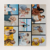 独自の9つのフォトコラージュを作成 ジグソーパズル (横)