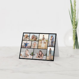 独自の9つのフォトコラージュを作成 ノートカード