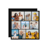 独自の9つのフォトコラージュを作成 ノートカード (正面/裏面インサイチュ)