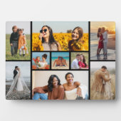 独自の9つのフォトコラージュを作成 フォトプラーク (正面)