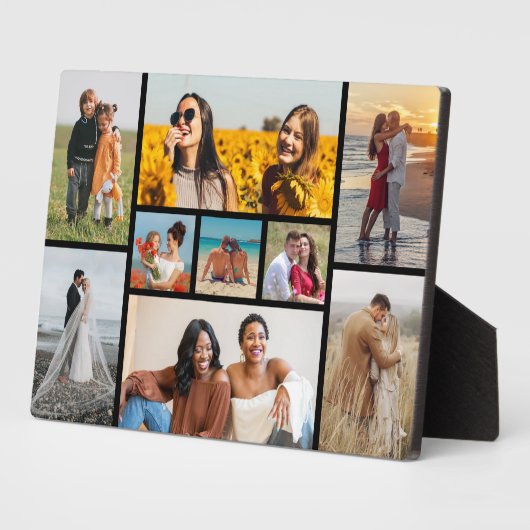 独自の9つのフォトコラージュを作成 フォトプラーク (側面)