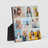 独自の9つのフォトコラージュを作成 フォトプラーク (正面)