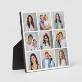 独自の9つのフォトコラージュを作成 フォトプラーク (正面)