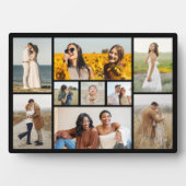 独自の9つのフォトコラージュを作成 フォトプラーク (正面)