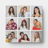 独自の9つのフォトコラージュを作成 フォトプラーク (正面)