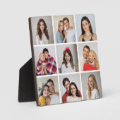 独自の9つのフォトコラージュを作成 フォトプラーク (正面)