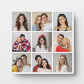 独自の9つのフォトコラージュを作成 フォトプラーク (正面)