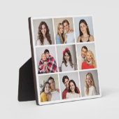 独自の9つのフォトコラージュを作成 フォトプラーク (正面)