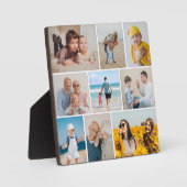 独自の9つのフォトコラージュを作成 フォトプラーク (正面)