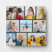 独自の9つのフォトコラージュを作成 フォトプラーク (正面)