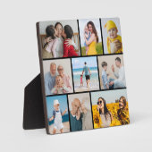 独自の9つのフォトコラージュを作成 フォトプラーク (正面)