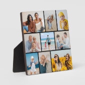 独自の9つのフォトコラージュを作成 フォトプラーク (正面)