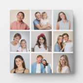 独自の9つのフォトコラージュを作成 フォトプラーク (正面)