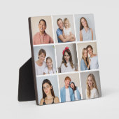 独自の9つのフォトコラージュを作成 フォトプラーク (正面)