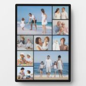 独自の9つのフォトコラージュを作成 フォトプラーク (正面)